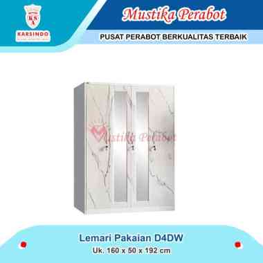 Lemari Pakaian Besi 4 Pintu D4DW Karsindo