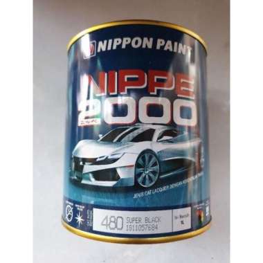 Cat Duco Nippe 2000 Nippon Paint Cat Motor Mobil Warna Super Black