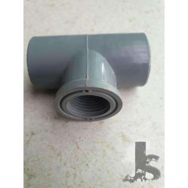 Knee Pvc Elbow Keni T Tee Drat Dalam Sambungan Pipa Pvc 3/4 Kali 1/2