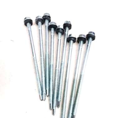 Baut Drilling 12 x 100, SDS Galvalum baut roofing baja ringan/ self drilling 12*100