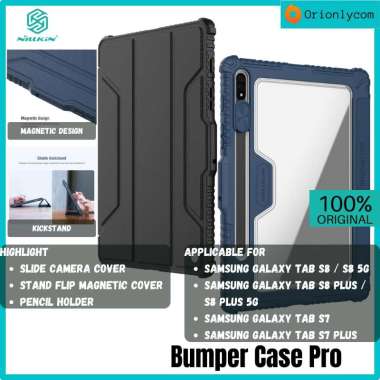 Case Samsung Galaxy Tab S8 / S8+ / S8 Plus NILLKIN Bumper Pro Slide Camera Magnetic Leather Stand Fl
