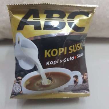 Kopi Abc susu ( kopi+gula+susu) isi 5 sachet
