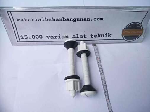 Baut Buat Tangki Kloset Spart Part klosed Baut Tanki Pvc Putih Drat