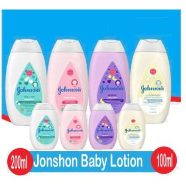 Johnson's Baby Lotion 100ml 200ml / Face Hand and body Baby Lotion Ungu (bedtime)200ml