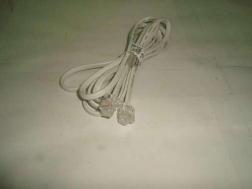 Kabel Telepon Telpon Rumah RJ11 konek pesawat telpon ke kotak konektor