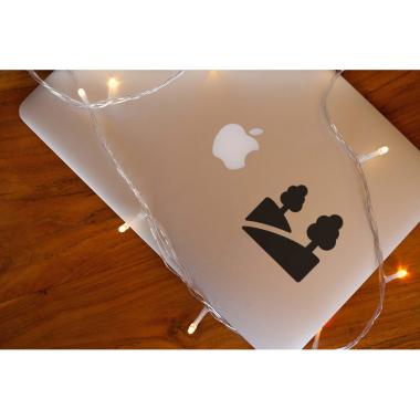 Grapinno Pemandangan Bukit Decal Sticker Laptop for Apple MacBook 13 Inch hitam
