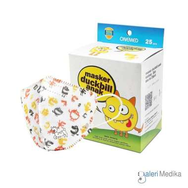 Onemed Masker Duckbill Anak / Child Mask - Motif Monster
