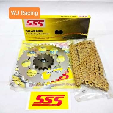 Gear Set SSS Supra X Lama 428 SB Gold 428 15 38 110 SB
