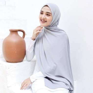 Rifanyhijab - Khalida Pashmina Misty grey