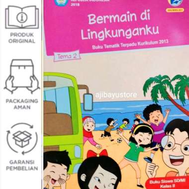 BUKU TEMATIK SD KELAS 2 TEMA 2 BERMAIN DI LINGKUNGANKU KURIKULUM 2013 KEMENTERIAN