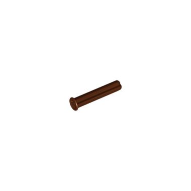 LEGO PARTS 6135494 - Cross Axle 3M with End Stop Reddish Brown