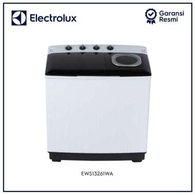 MESIN CUCI ELECTROLUX EWS-13261WA TWIN TUB KAPASITAS 12KG - EWS13261WA PUTIH