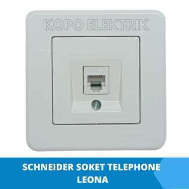Schneider Soket Telephone Leona / Soket CAT 3 Leona