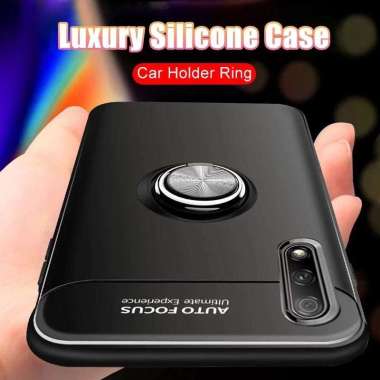Case Samsung Galaxy A01 Auto Focus Ring Kickstand Soft Casing 2020