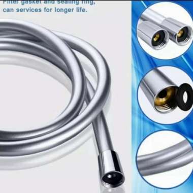 Selang Shower Abu" 150 Cm / Selang Shower Kamar Mandi
