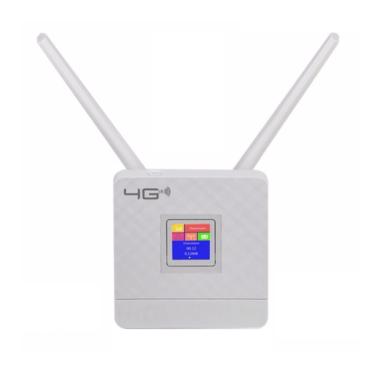 OEM Modem WiFi Router Modem 4G Slot Simcard LAN Monitor LCD PUTIH