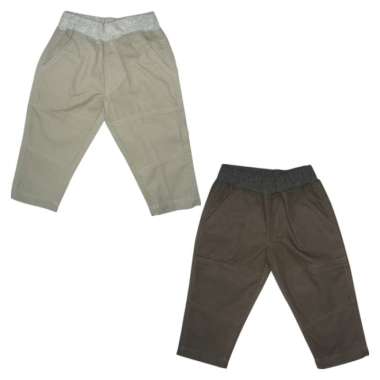 PLEU Celana Panjang Canvas Fashion Celana Anak Laki Khaki 3 tahun