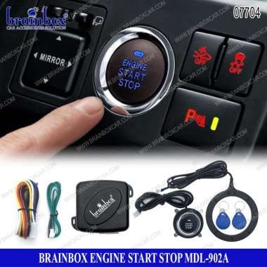 Brainbox Engine Start Stop Button Tombol Starter Mobil Keyless