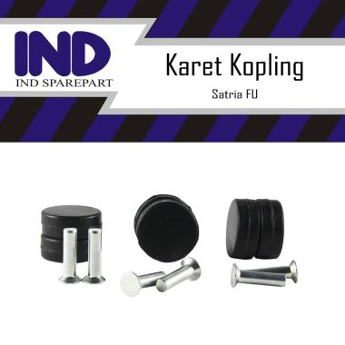 IND Onderdil Karet Rumah Kopling Motor for Satria FU 150 HItam