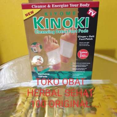 KINOKI GOLD koyo kaki GINGER JAHE detox foot pads