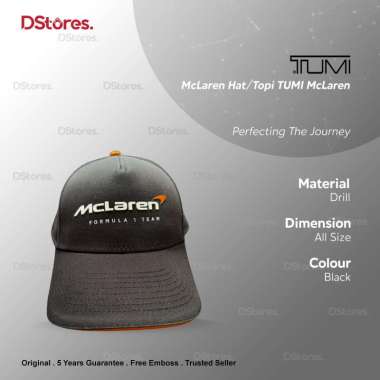 TUMI McLaren Hat / Topi TUMI McLaren - Black