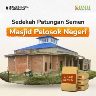 BMH Patungan Semen untuk Masjid Pelosok Negeri Voucher Donasi