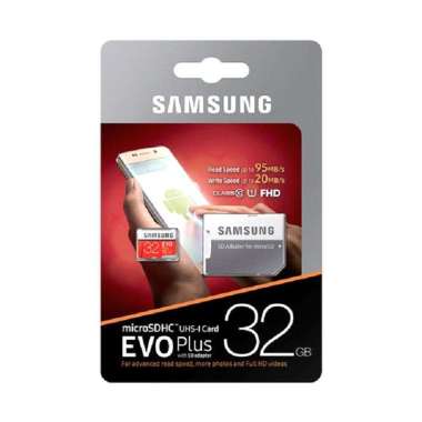 Samsung Evo Plus MicroSD Memory Card [32GB/ 95MB/s] abuabu