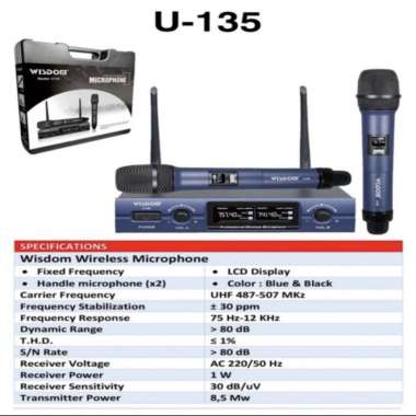 Mic microphone wireless Wisdom U135