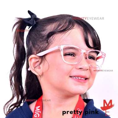Kacamata Anak Kids Antiradiasi / Photochromic / Blueray Pretty Pink Frame saja