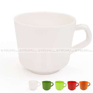 Cangkir Kecil Melamin | Cangkir Melamine | Gelas Melamin - Unica Putih