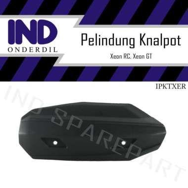 IND Onderdil Cover Tutup Penutup Tameng Pelindung Knalpot Motor for Yamaha Xeon 125 RC-GT Packing St