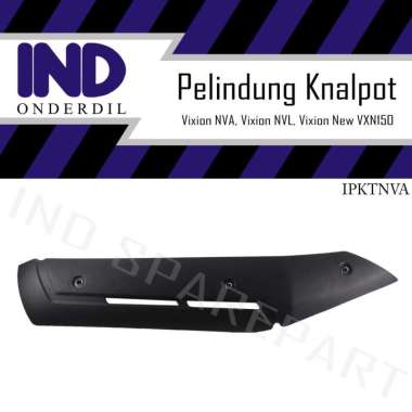 IND Onderdil Cover Tutup Tameng Pelindung Knalpot Motor for Yamaha Vixion New NVA/ NVL/ VXN 150 Pack