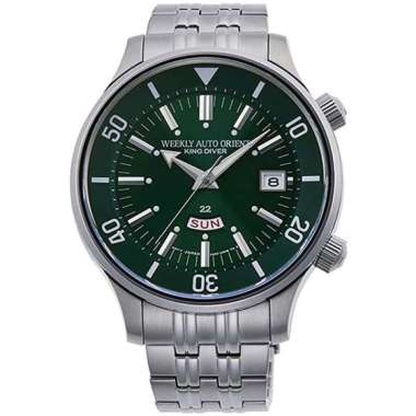 Orient RA-AA0D03E1HB King Diver Automatic Men Green Dial Stainless Steel Silver