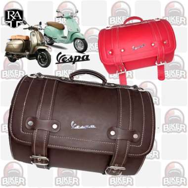 Tas Top Box Case Vespa - Royal Alloy Bag Bags - Vespa Red vespa brown