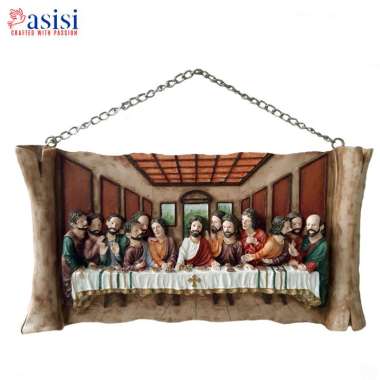 Hiasan Dinding Perjamuan Terakhir 29 cm 001 Multicolour