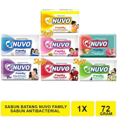 SABUN BATANG NUVO 72 GRAM / NUVO SABUN BATANG ANTIBACTERIAL 72 GRAM NUVO TOSKA 76GRAM