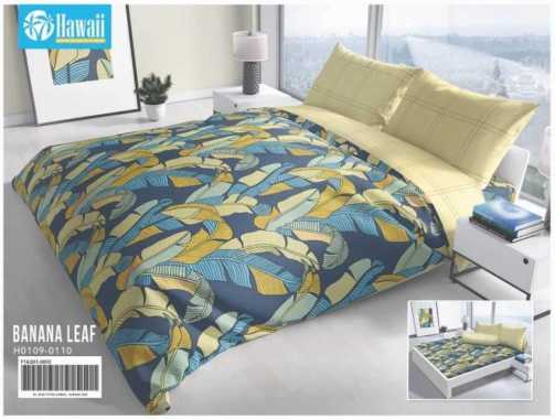 Bedcover only (TANPA SPREI SET) merk HAWAI (by My Love) BANANA LEAF
