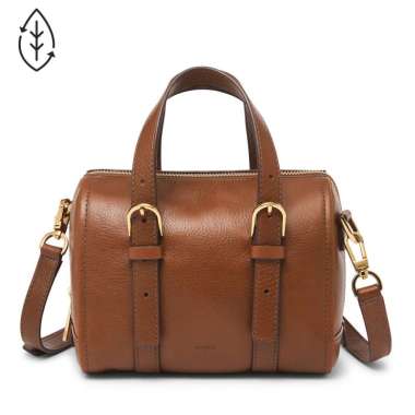 Fossil Carlie Mini Satchel Brown Tas Wanita ZB1856-200