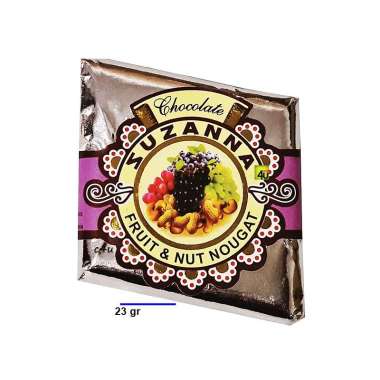 SUZANNA FRUIT & NUT Chocolate Nougat [23 gr] UNGU