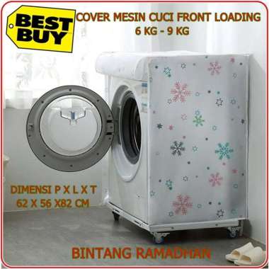 COVER MESIN CUCI FRONT LOADING - PENUTUP MESIN CUCI BUKAAN DEPAN