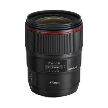Canon EF 35mm F1,4L II USM Lensa Kamera - Black