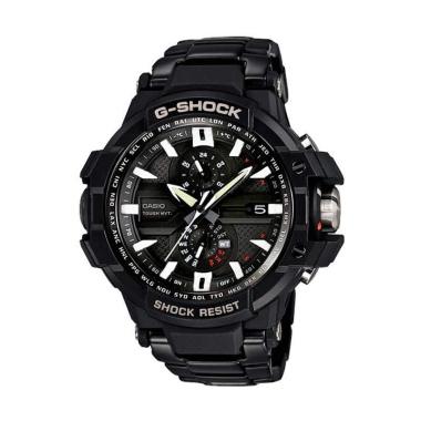 CASIO G-SHOCK GW-A1000D-1A Aviator Jam Tangan Pria - Black Black