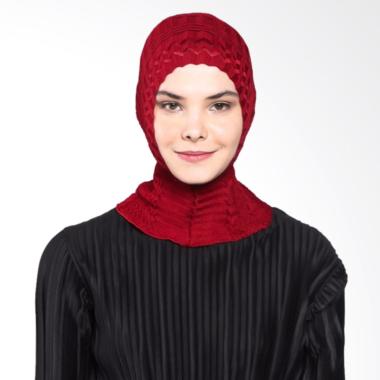 Teera Hijab Ciput Rajut - Maroon