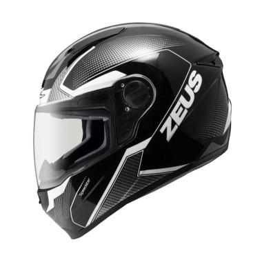 Helm ZS-811 Zeus Helm Fullface - Black AL6 Grey L