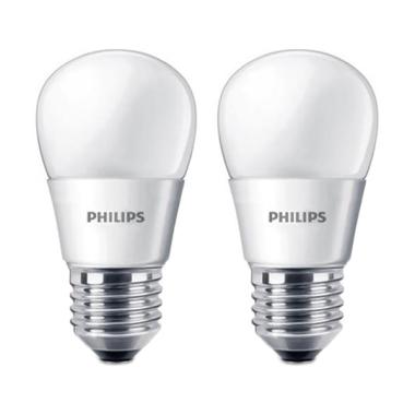 PHILIPS/Philip Bohlam Lampu LED - P ... att / 3W / 3Watt - 2 pcs]