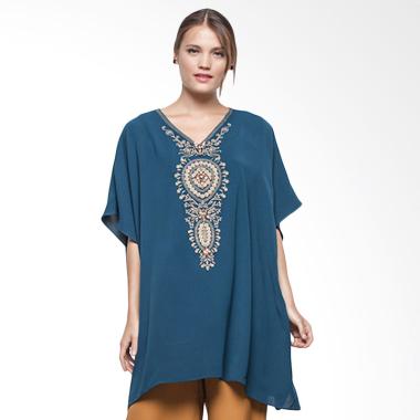Minimal Caftan Tunic Emerald - Tosca