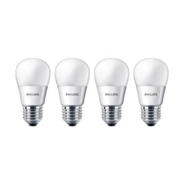 PHILIPS/Philip Bohlam Lampu LED - P ... att / 3W / 3Watt - 4 pcs]