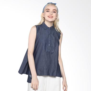 Rodeo 817.0442.BLU Shirt Denim Blouse - Blue