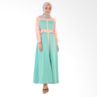 Hanalila Daily Hijab Hanalila Alyna Abaya Gamis - Tosca