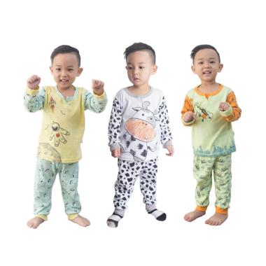 Kazel Piyama Boy Setelan Oblong Celana Panjang Isi 3